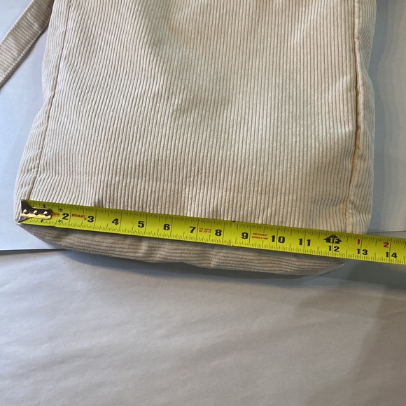 Corduroy Shoulder Bag Handbag Purse Shopping Reusable Large Shopper Tote - Picture 12 of 14